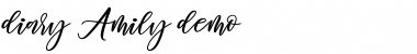 Download Diary Amily Font