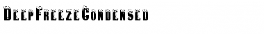 Download DeepFreezeCondensed Font Download DeepFreezeCondensed Font