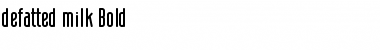 Download defatted milk Font Download defatted milk Font