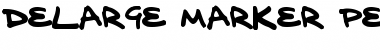 Download delarge marker pen Font Download delarge marker pen Font