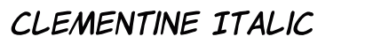 Clementine Italic preview