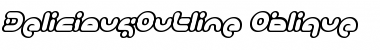 Download DeliciousOutline Oblique Font Download DeliciousOutline Oblique Font