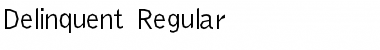 Download Delinquent Regular Font Download Delinquent Regular Font
