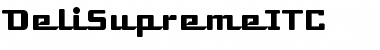 Download DeliSupremeITC Font Download DeliSupremeITC Font