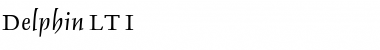 Download Delphin LT I Font Download Delphin LT I Font