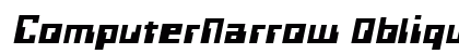 ComputerNarrow Oblique Preview