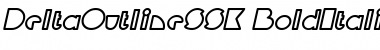 Download DeltaOutlineSSK Font
