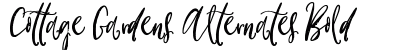 Cottage Gardens Alternates Bold preview