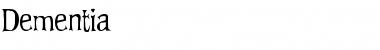 Download Dementia Font