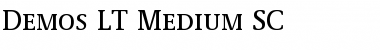 Download Demos LT MediumSC Font Download Demos LT MediumSC Font