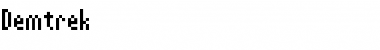 Download Demtrek Font Download Demtrek Font