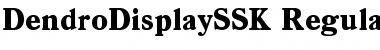 Download DendroDisplaySSK Font Download DendroDisplaySSK Font