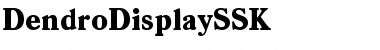 Download DendroDisplaySSK Font