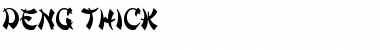 Download Deng Thick Font Download Deng Thick Font