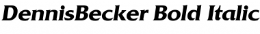 Download DennisBecker Font