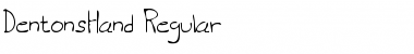 Download DentonsHand Font Download DentonsHand Font