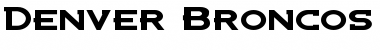 Download Denver Broncos Custom Font Download Denver Broncos Custom Font