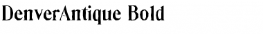 Download DenverAntique Font Download DenverAntique Font