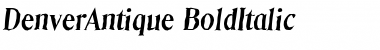 Download DenverAntique Font