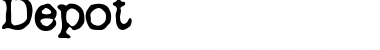 Download Depot Font Download Depot Font