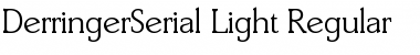 Download DerringerSerial-Light Font Download DerringerSerial-Light Font