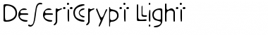 Download DesertCryptLight Font Download DesertCryptLight Font