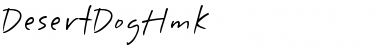 Download DesertDogHmk Font Download DesertDogHmk Font