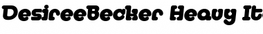 Download DesireeBecker-Heavy Font Download DesireeBecker-Heavy Font