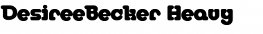 Download DesireeBecker-Heavy Font