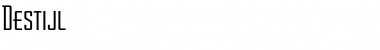 Download Destijl Font