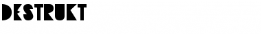 Download Destrukt Font Download Destrukt Font