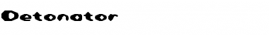 Download Detonator Font Download Detonator Font