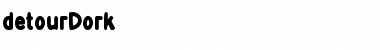 Download detourDork Font Download detourDork Font