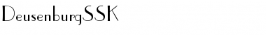 Download DeusenburgSSK Font