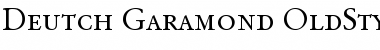 Download Deutch Garamond OldStyle SSi Font