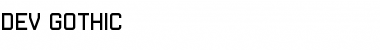 Download Dev Gothic Font Download Dev Gothic Font
