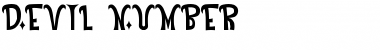 Download Devil Number Font Download Devil Number Font