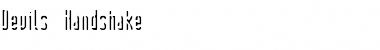 Download Devil's Handshake Font Download Devil's Handshake Font
