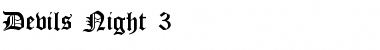 Download Devil's Night 3 Font Download Devil's Night 3 Font