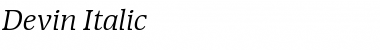 Download Devin Font