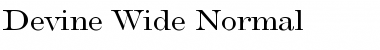 Download Devine Wide Normal Font