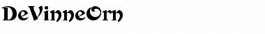 Download DeVinneOrn Font Download DeVinneOrn Font