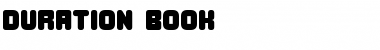 Duration Book Font
