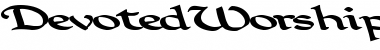 Download DevotedWorship107 Font Download DevotedWorship107 Font