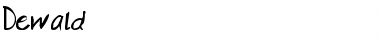 Download Dewald Font Download Dewald Font