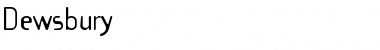 Download Dewsbury Font Download Dewsbury Font