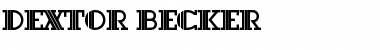 Download Dextor Becker Font Download Dextor Becker Font