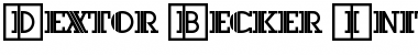 Download Dextor Becker Initials Font Download Dextor Becker Initials Font