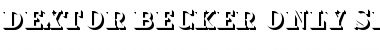 Download Dextor Becker Only shadow Font Download Dextor Becker Only shadow Font