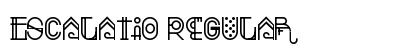 Escalatio Regular Font Escalatio Regular Font Preview